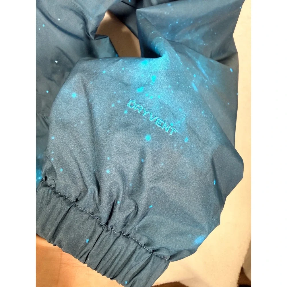 The North Face Galaxy Jacket Blue Space Nebula DryVent Waterproof Hooded 721578